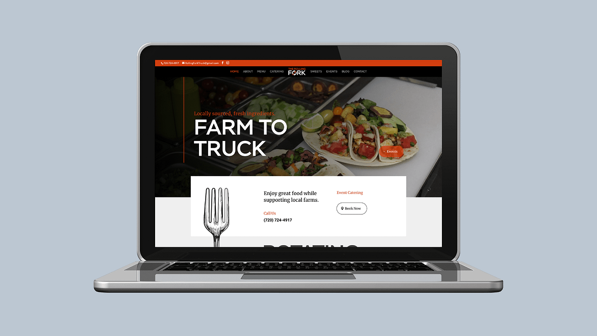 Custom Web Design for Food Truck